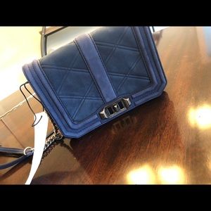 Rebecca Minkoff Navy Suede bag